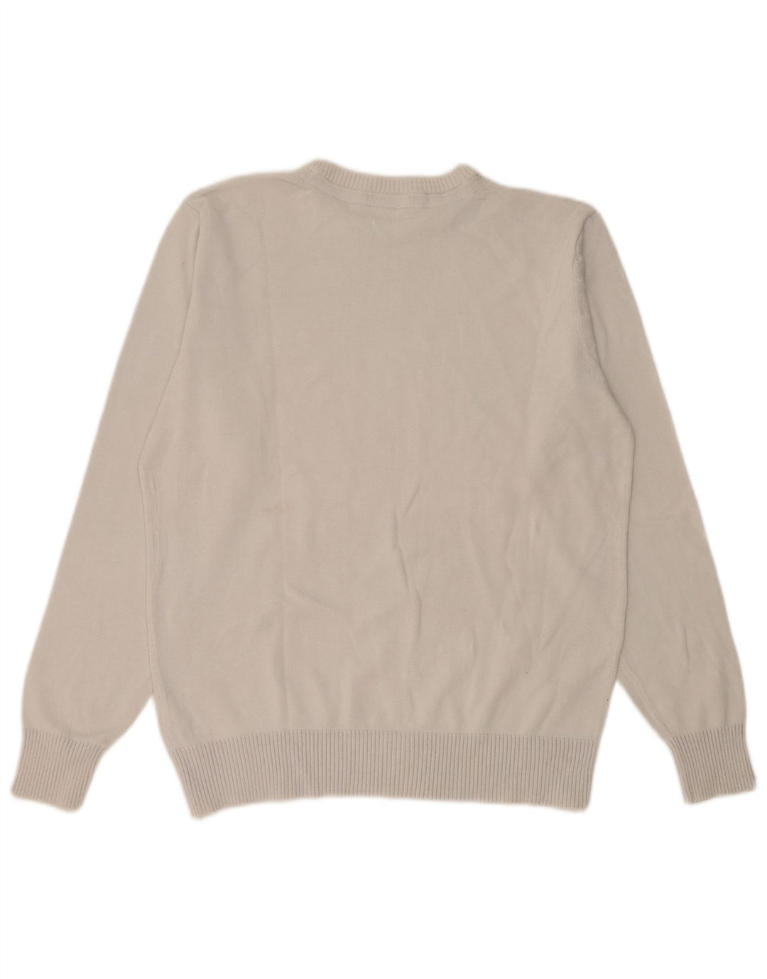 North Sails Pull ras du cou pour femme UK 14 Gris moyen Coton