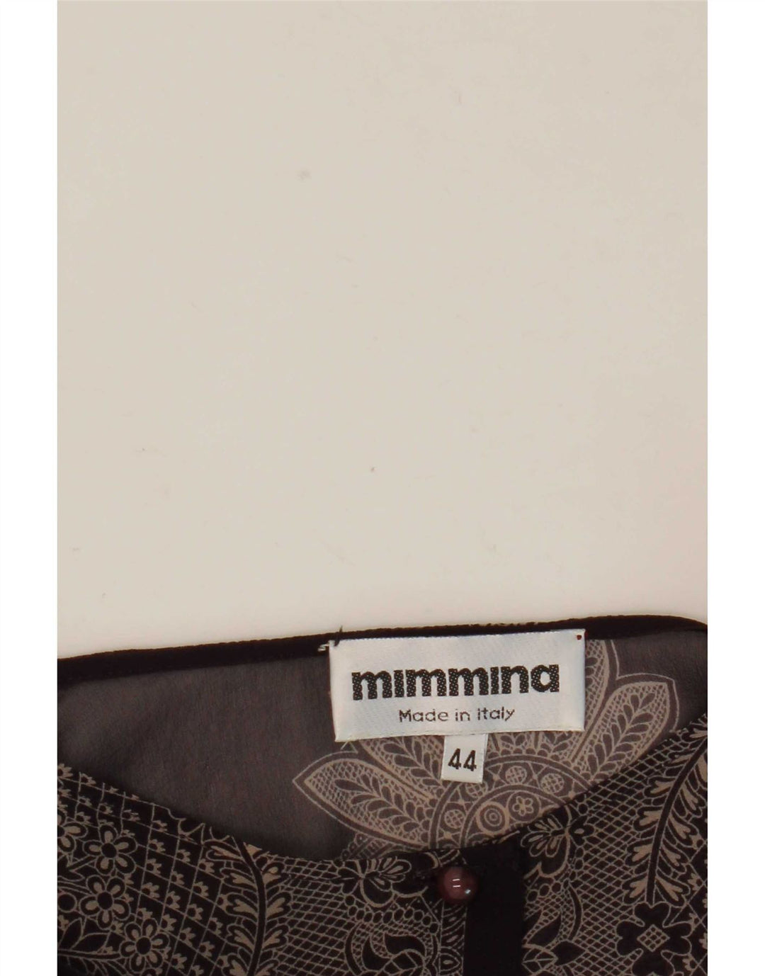 MIMMINA Chemisier transparent pour femme IT 44 Noir moyen floral