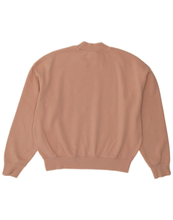 Champion Sweat-shirt court surdimensionné pour femme UK 14 Coton rose moyen