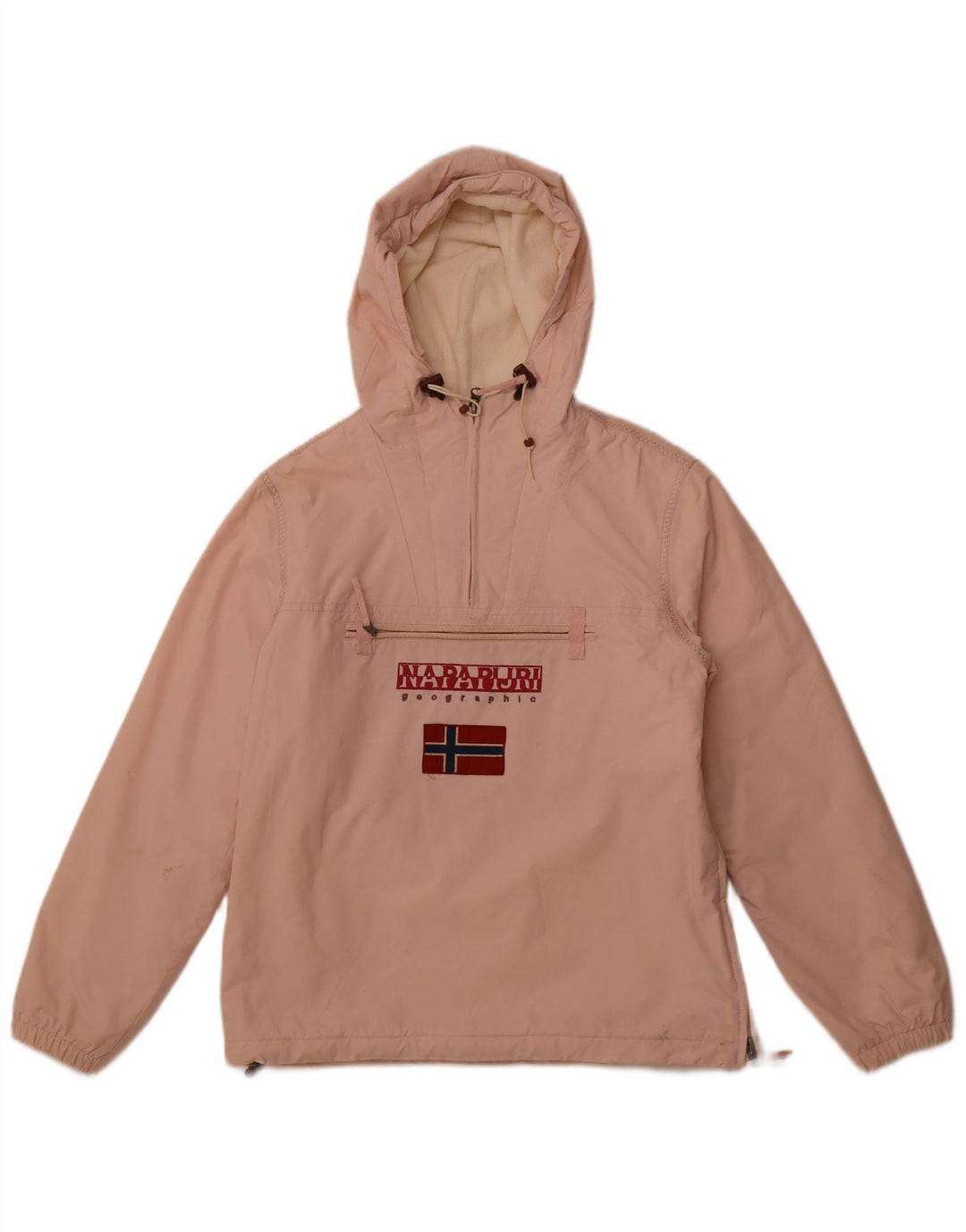 NAPAPIJRI Veste Anorak à capuche graphique fille 13-14 ans Rose Polyester