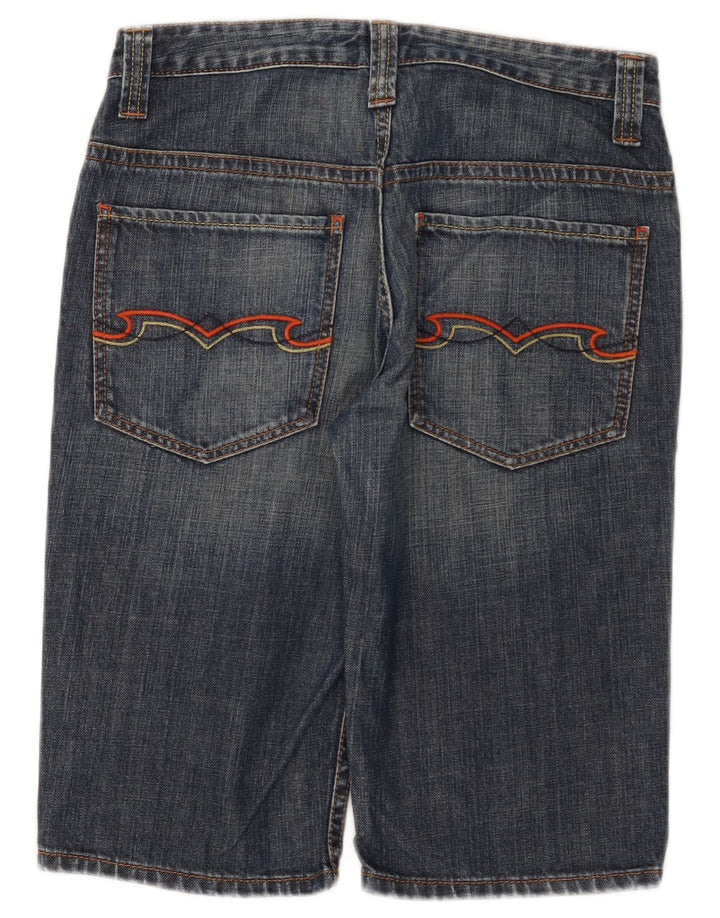Benetton Short En Jean W30 Bleu Moyen Coton Homme