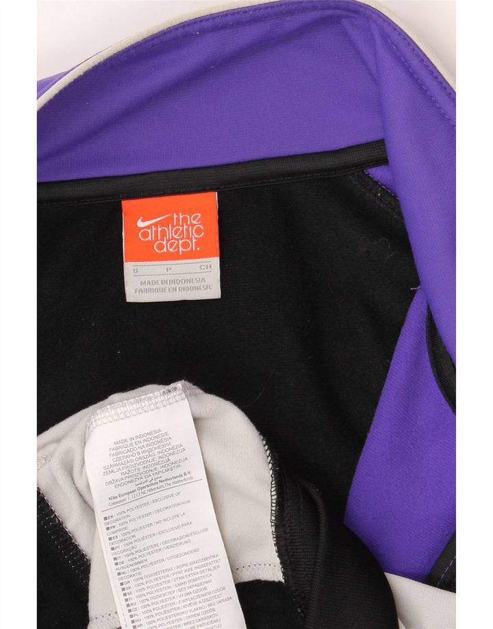 Nike Veste de survêtement pour homme Petit Violet Colorblock Polyester