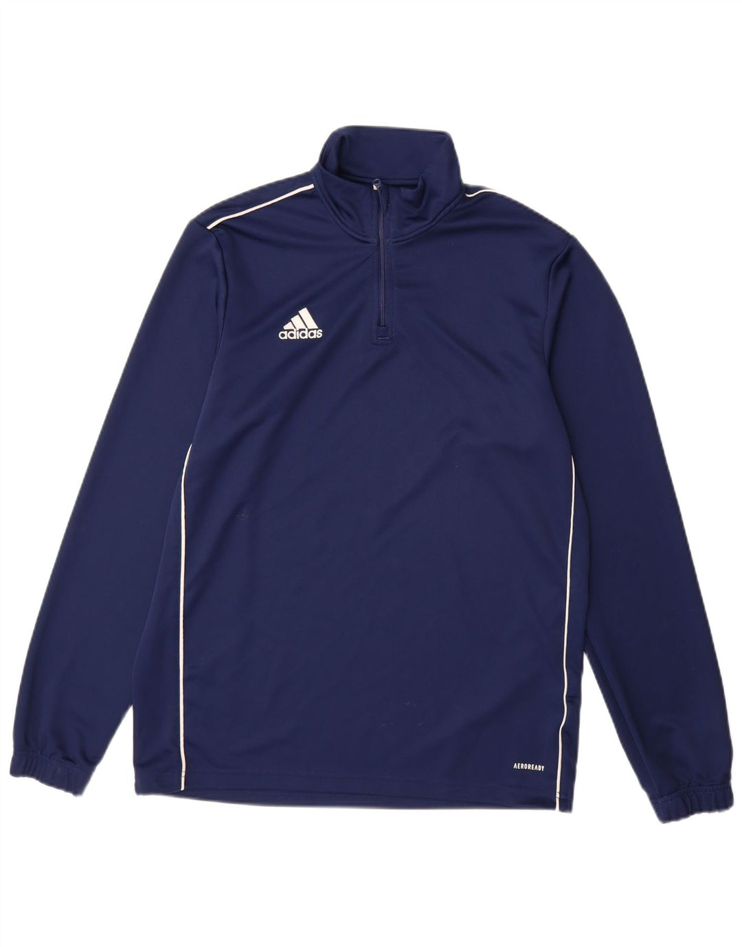 ADIDAS Haut de survêtement Aeroready pour hommes, pull à col zippé, grand, bleu marine