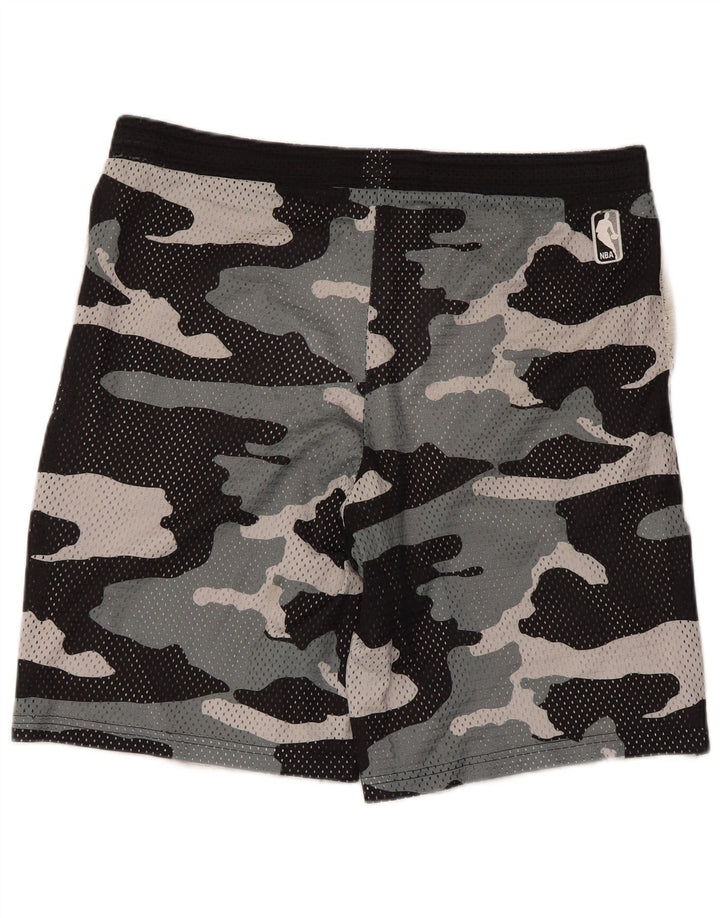 Adidas Short de Sport Graphique Homme Noir Moyen Camouflage Polyester