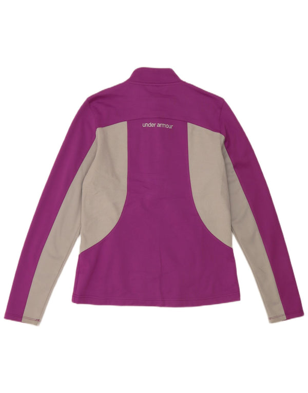 Under Armour Veste de survêtement pour femme UK 10 Small Violet Colourblock