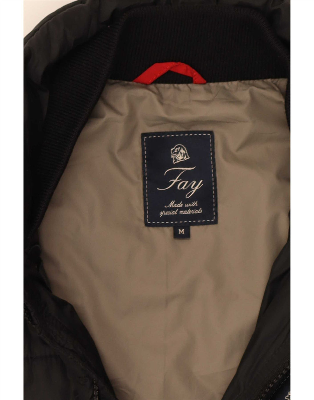 Fay Veste matelassée pour homme UK 38 Medium Noir