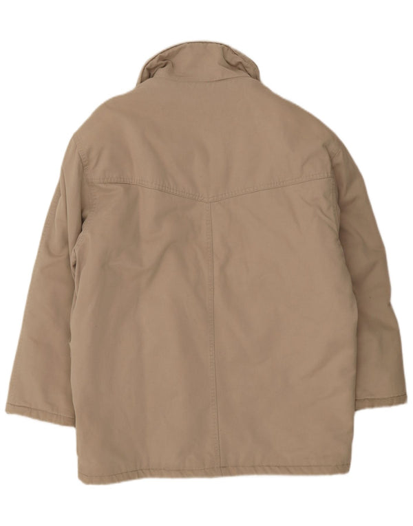 Veste Parka à capuche homme vintage UK 40 Grand coton beige