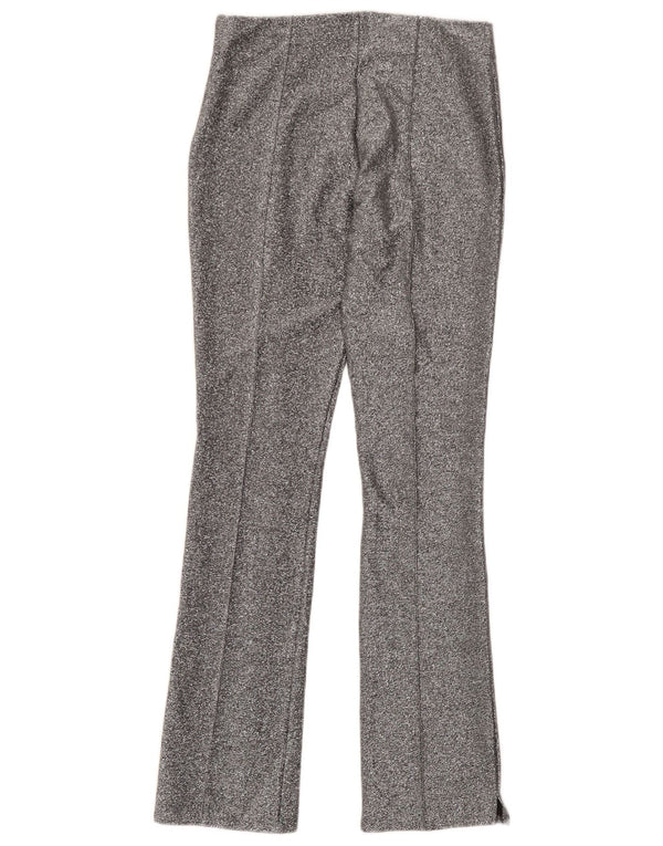 Zara Pantalon décontracté Trafaluc Bootcut pour femme Medium W28 L30 Argenté