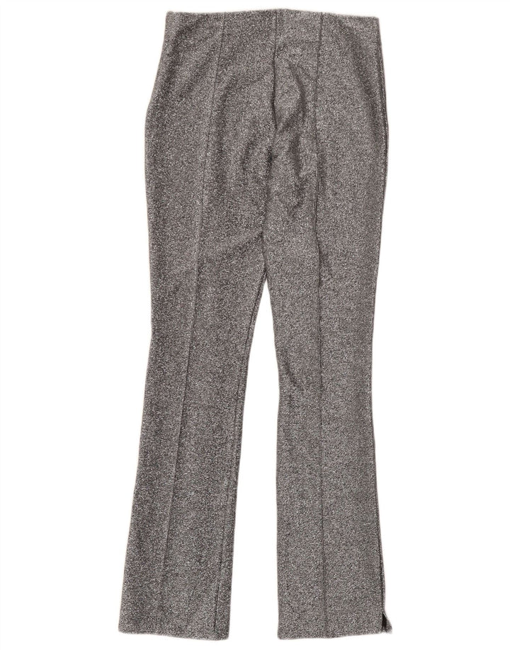 Zara Pantalon décontracté Trafaluc Bootcut pour femme Medium W28 L30 Argenté