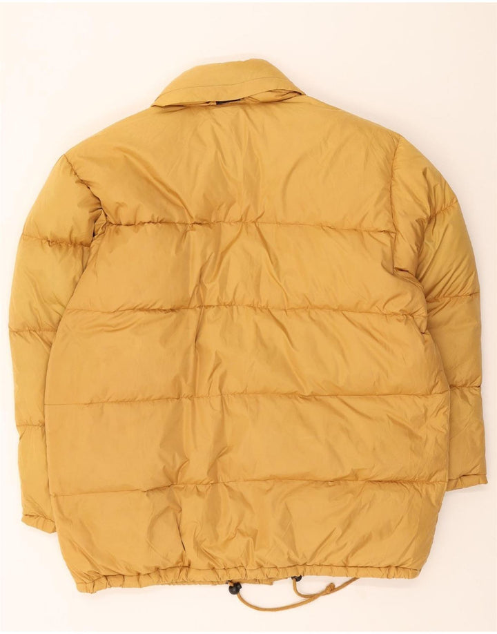 CHAMPION Mens Oversized Padded Jacket UK 38 Medium Yellow Vintage Champion and Second-Hand Champion from Messina Hembry 
