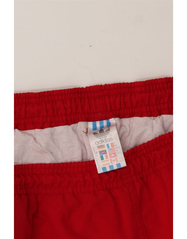 ADIDAS Mens Sport Shorts XL  Red Polyester Vintage Adidas and Second-Hand Adidas from Messina Hembry 