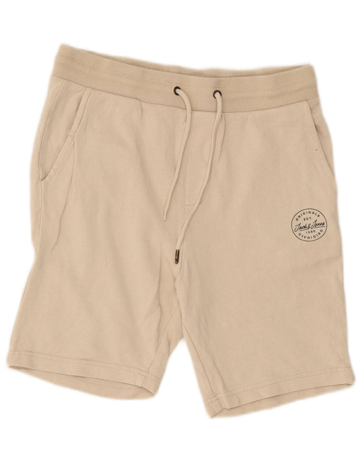 Jack & Jones Short de Sport pour Homme Petit Coton Beige