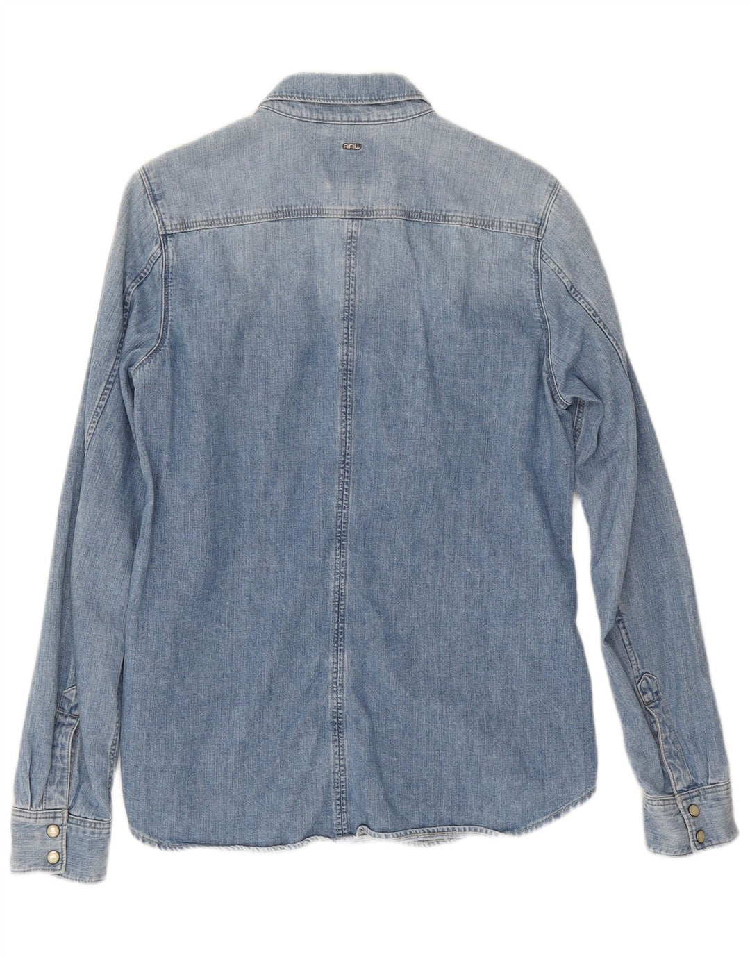 G-Star Chemise en jean pour femme UK 14 Bleu moyen