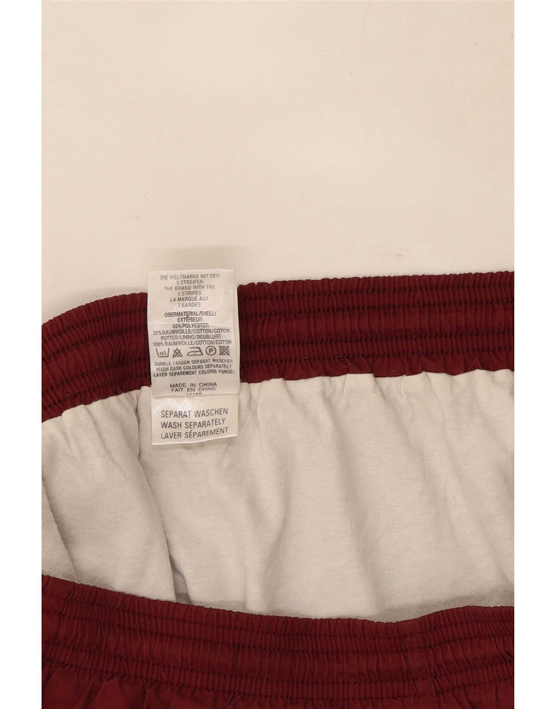 Adidas Short de sport pour femme UK 14 Polyester bordeaux moyen