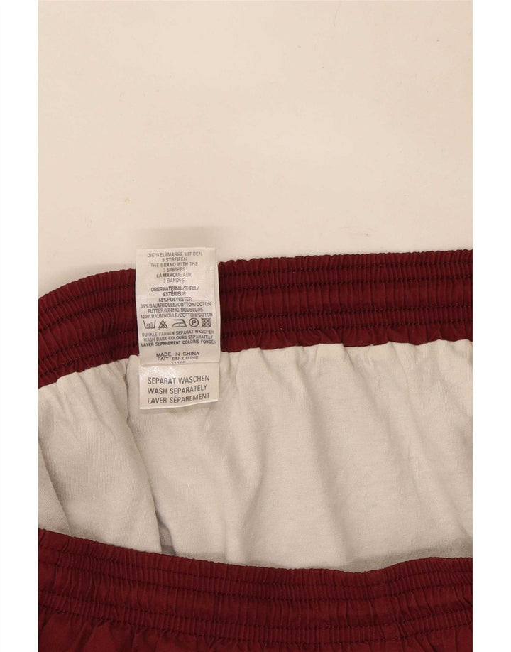 Adidas Short de sport pour femme UK 14 Polyester bordeaux moyen
