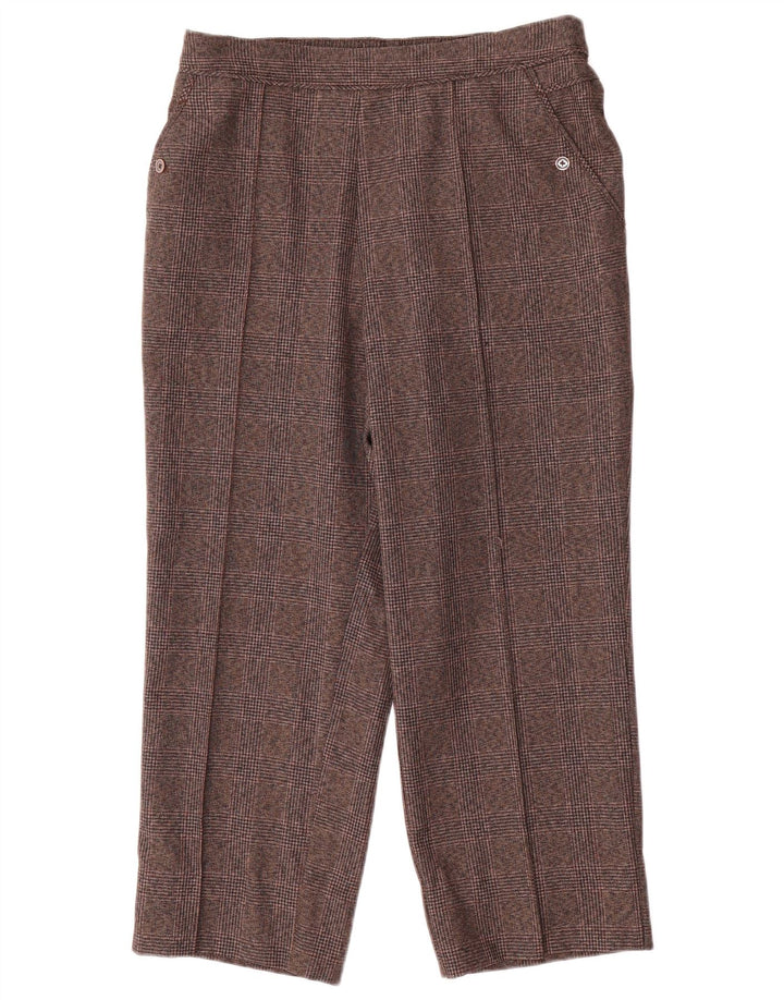 Marks & Spencer Pantalon court pour femme UK 12 Medium W28 L24 Gris