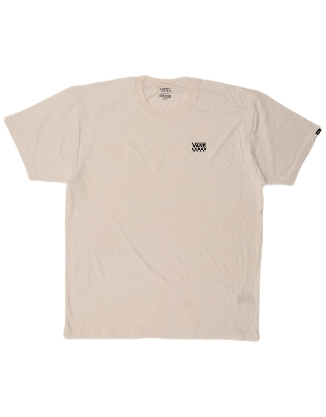 VANS T-shirt coupe classique pour homme XL en coton blanc