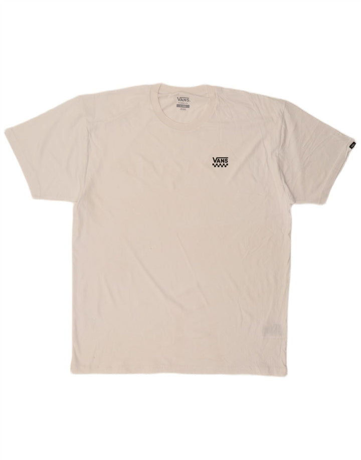 VANS T-shirt coupe classique pour homme XL en coton blanc