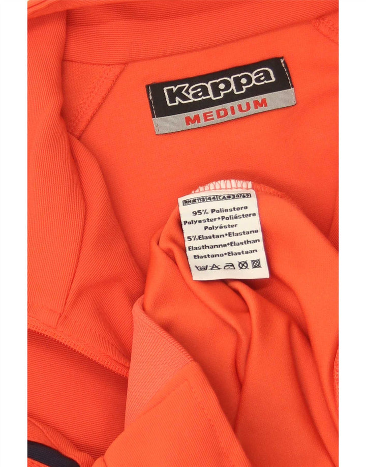 Kappa Veste de Survêtement Homme Rouge Moyen Polyester Colorblock