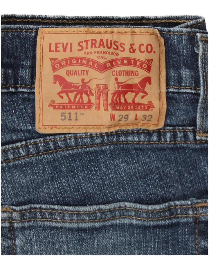 Levi's Jean Slim 511 Homme Bleu W29 L30 Coton