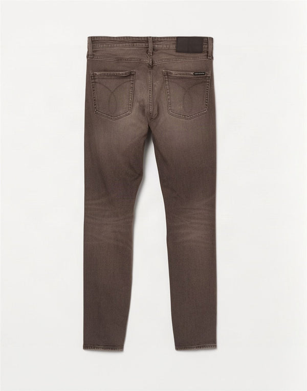 Calvin Klein Jean skinny homme W33 L32 gris coton