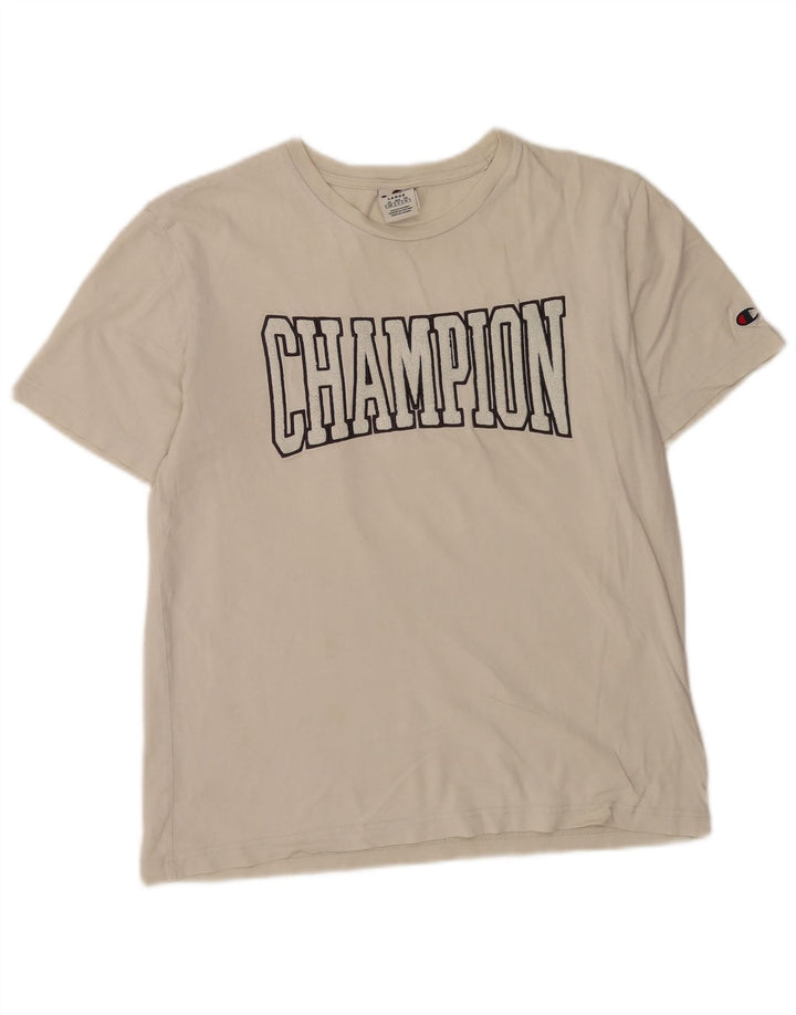 Champion T-Shirt Graphique Homme Grand Blanc