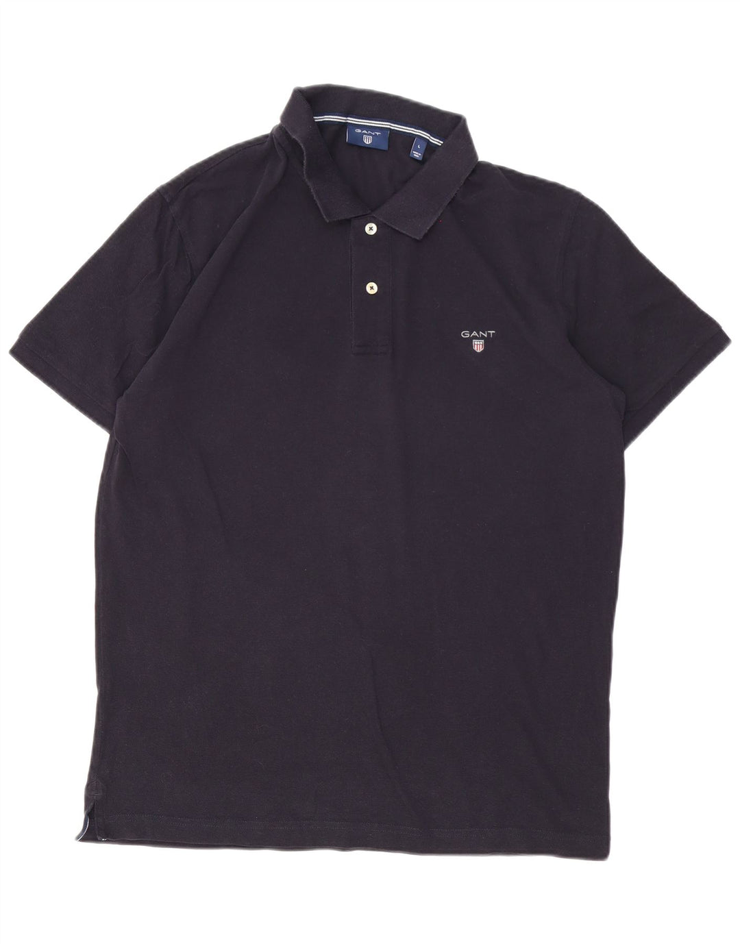 Gant Polo Homme Grand Bleu Marine Coton
