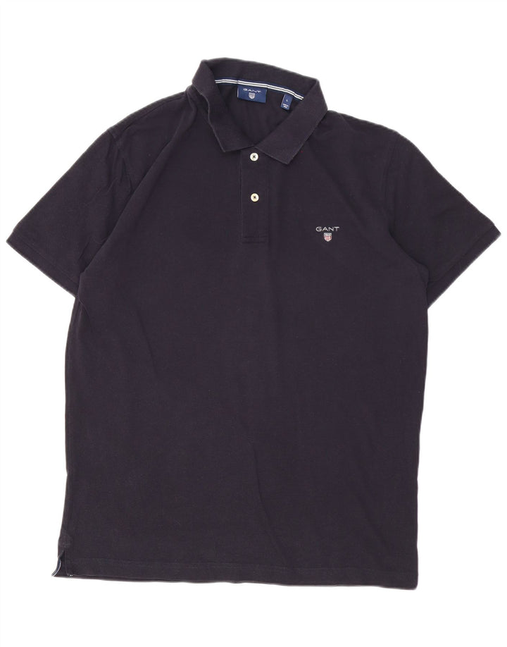 Gant Polo Homme Grand Bleu Marine Coton