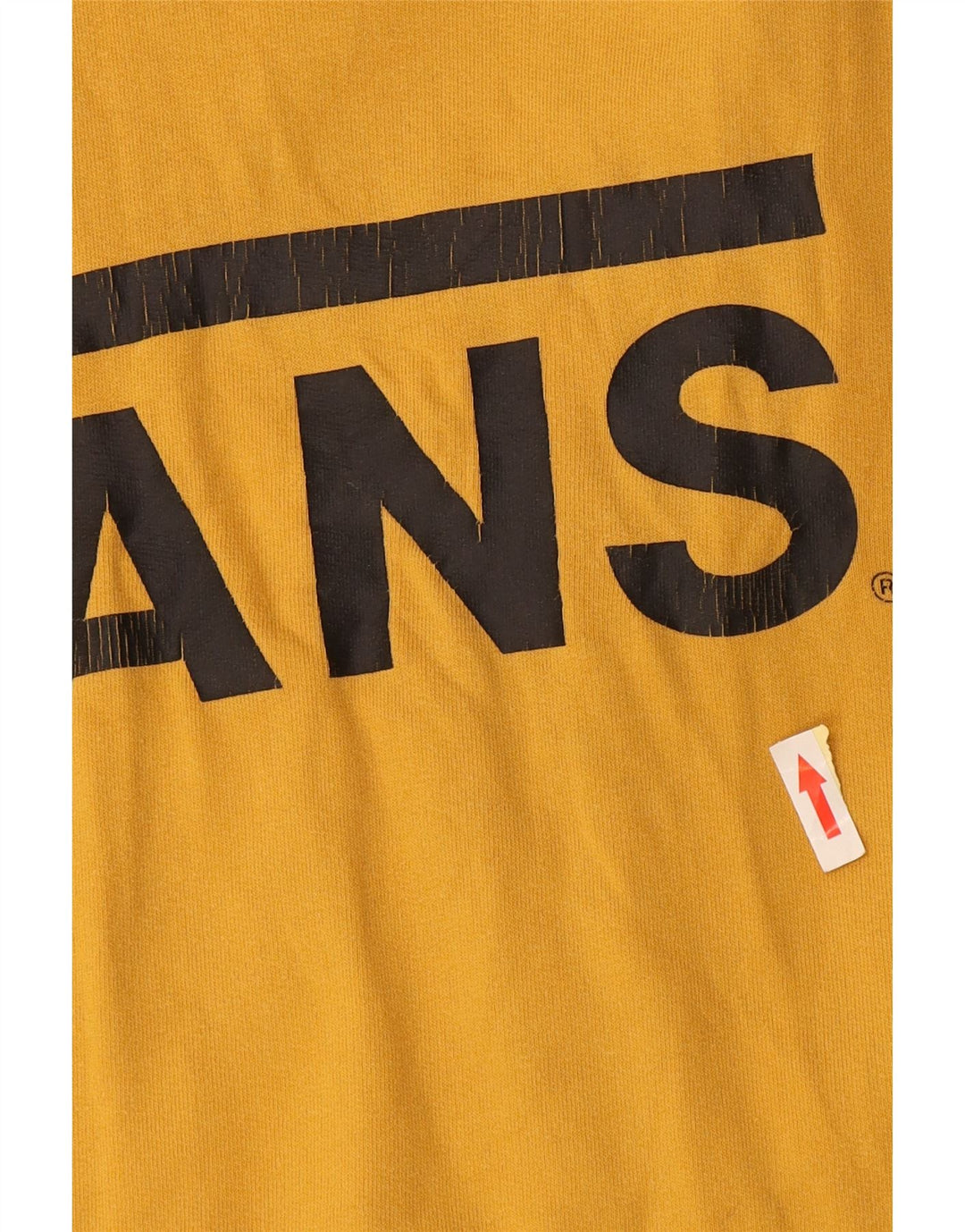 Vans Pull à capuche graphique pour hommes, grand coton jaune