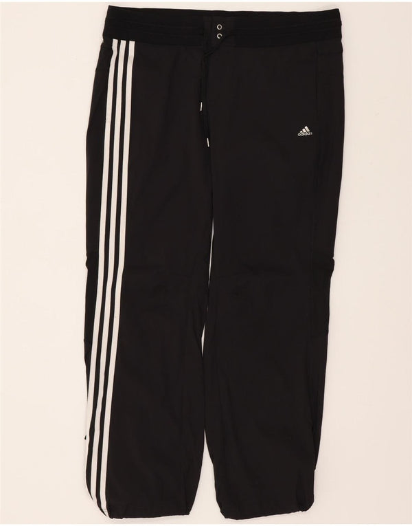 Adidas Pantalon de survêtement Capri pour femme UK 16 Large W34 L28 Noir