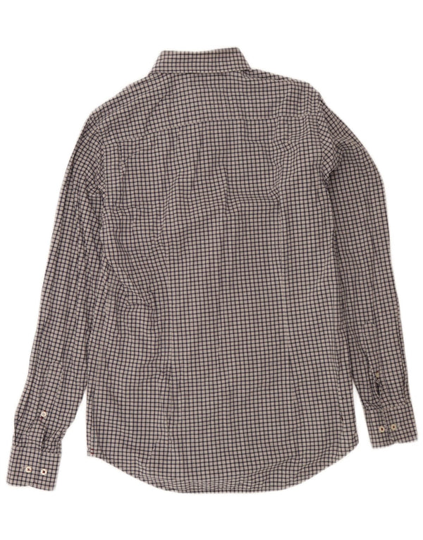 Tommy Hilfiger Chemise Slim Fit Homme Gris Moyen Vichy Coton