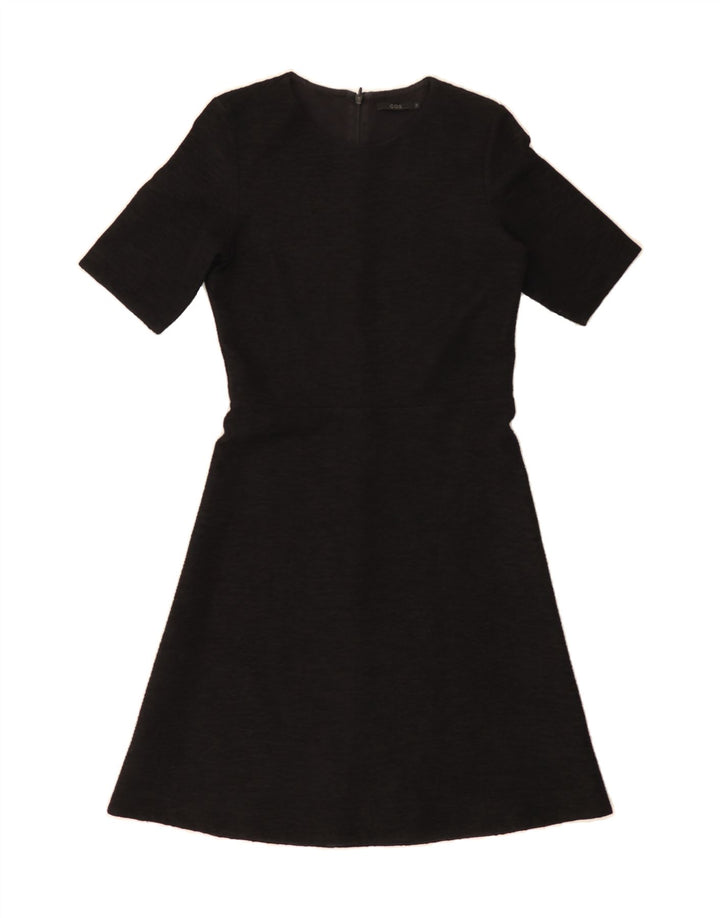 COS Womens A-Line Dress UK 6 XS Black Polyester Vintage Cos and Second-Hand Cos from Messina Hembry 