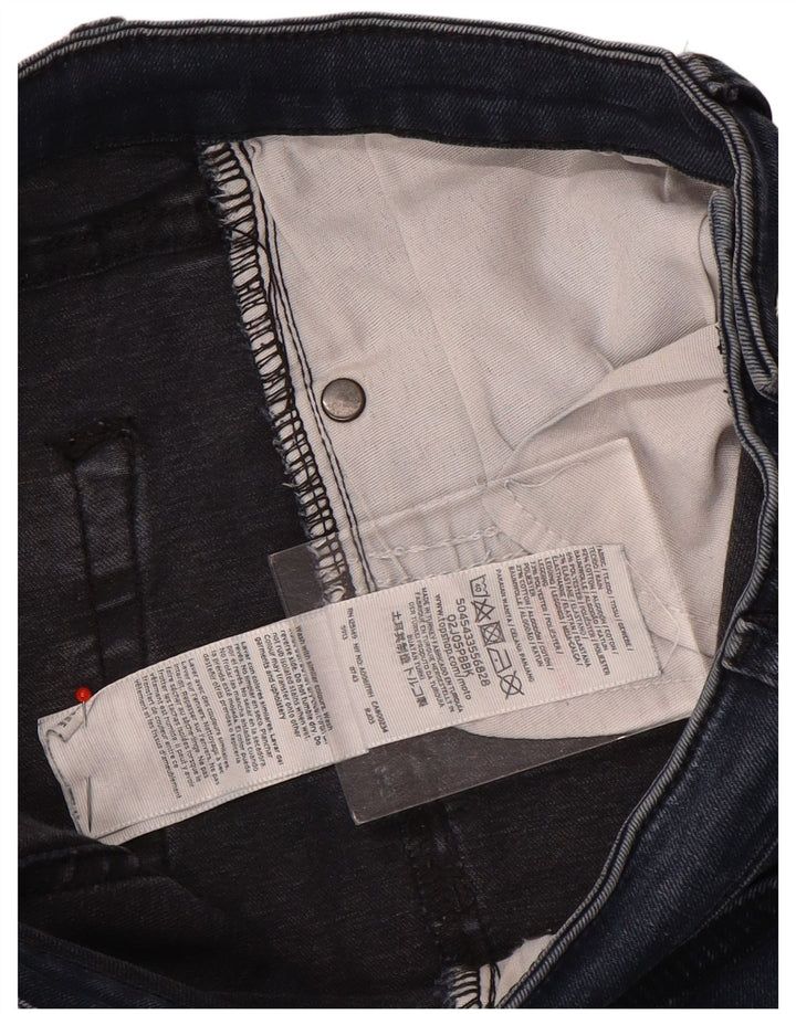 Topshop Jean skinny femme W28 L28 bleu marine polyester