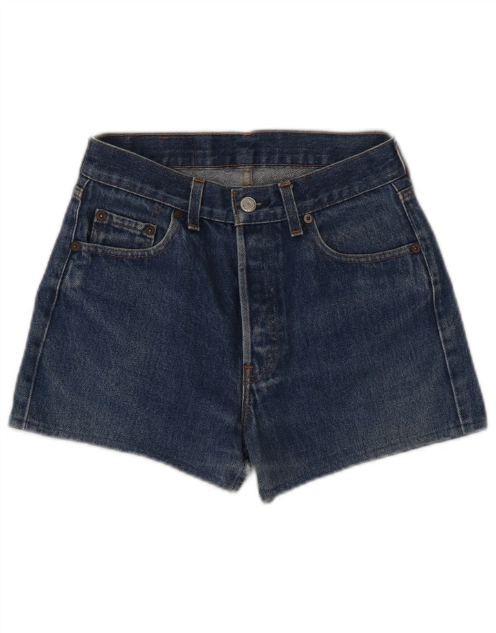 Levi's Short en Jean 501 Femme W29 Bleu Moyen Coton