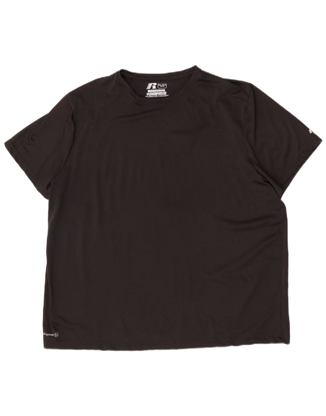 Russell Athletic T-shirt Dri-Power pour homme XL Noir Polyester