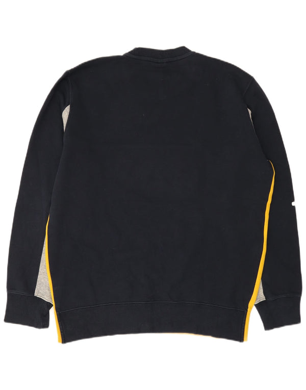 Champion Pull graphique pour homme XL en coton color block bleu marine