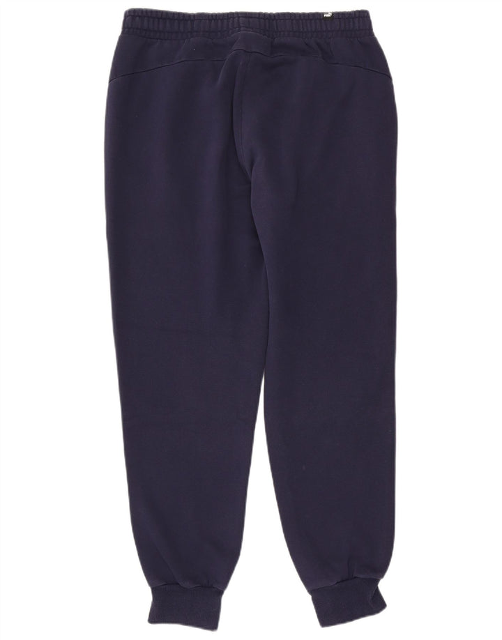 Puma Pantalon de survêtement pour homme Bleu marine Taille L