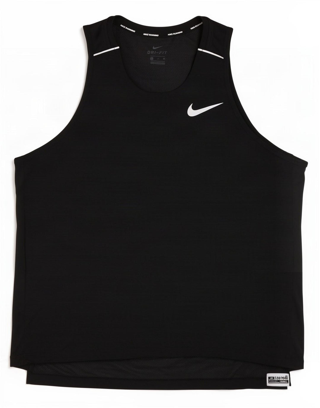 Nike Hommes Dri Fit Débardeur XL Noir Pinstripe Polyester