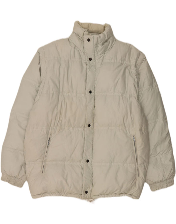 Martin's Veste matelassée pour homme UK 42 XL Blanc Coton