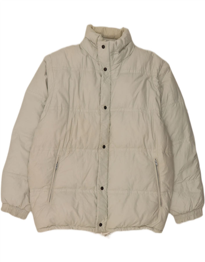 Martin's Veste matelassée pour homme UK 42 XL Blanc Coton