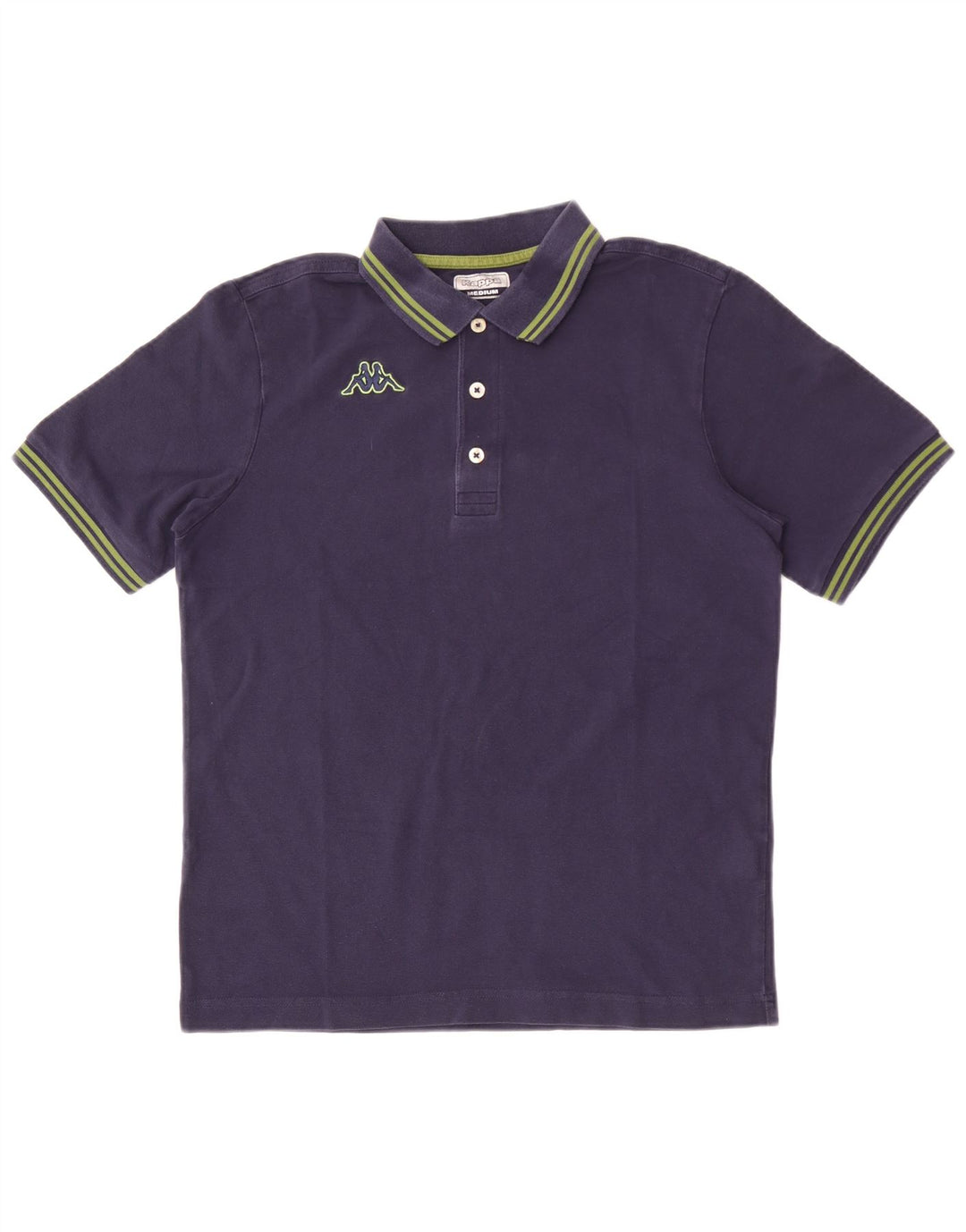 Kappa Polo Homme Bleu Marine Moyen Coton