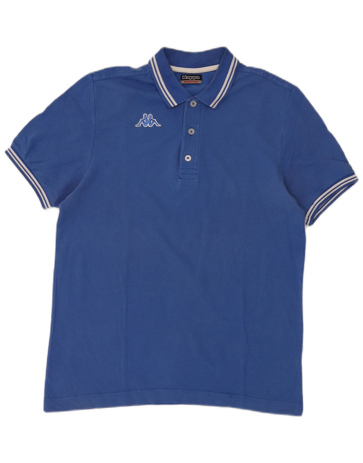 Kappa Polo Homme Bleu Moyen Rayé