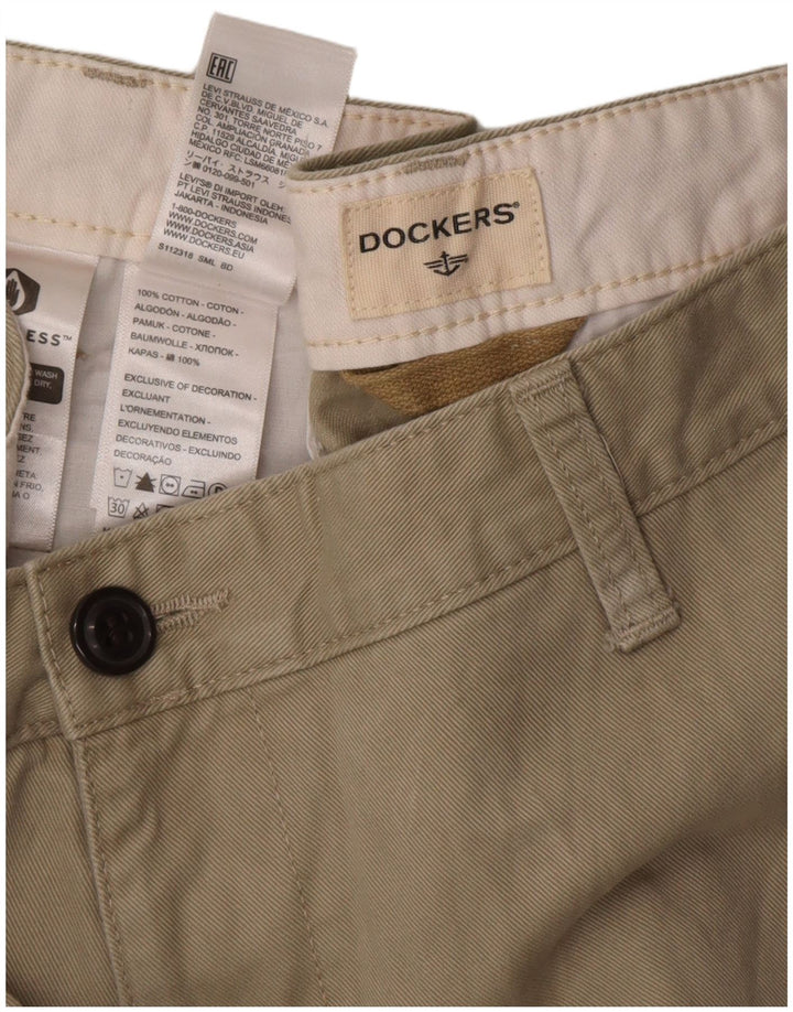 Dockers Short Chino Homme W32 Coton Vert Moyen