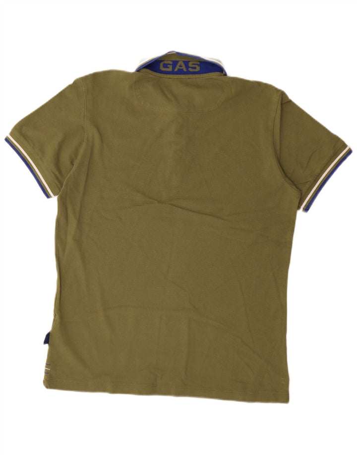 Gas Polo Homme Grand Kaki Coton