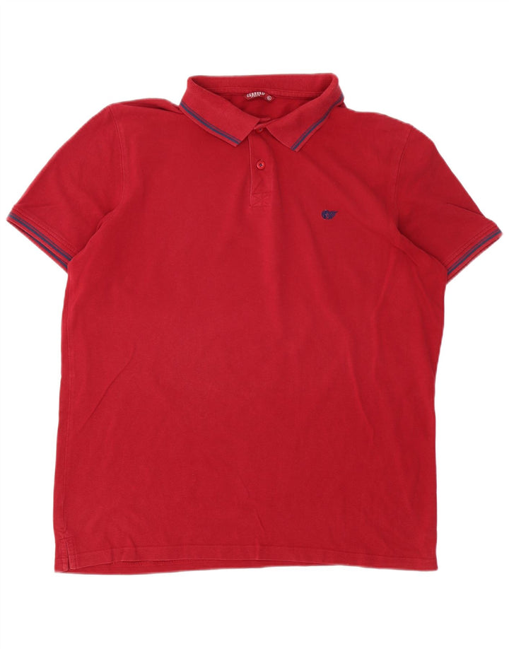 Carrera Polo Homme XL Rouge Coton