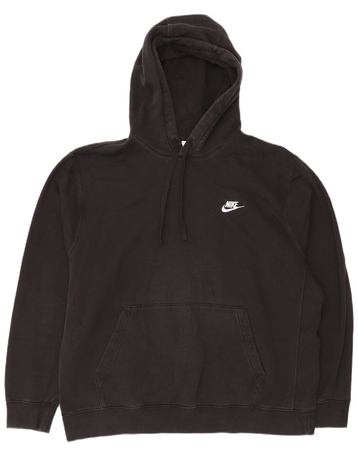 Nike Pull à capuche pour homme XL en coton noir
