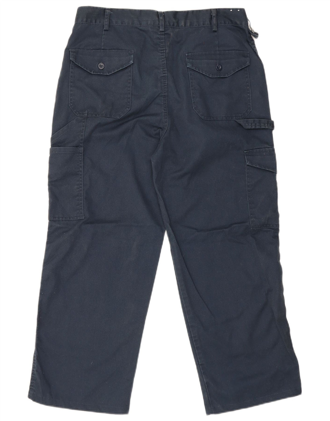 Dickies Pantalon cargo court droit pour homme W34 L25 Bleu marine Polyester