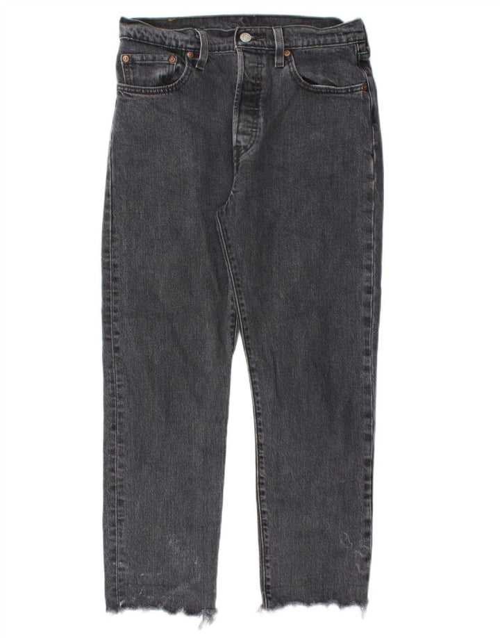 LEVI'S Jean Droit 501 Femme W28 L26 Coton Noir