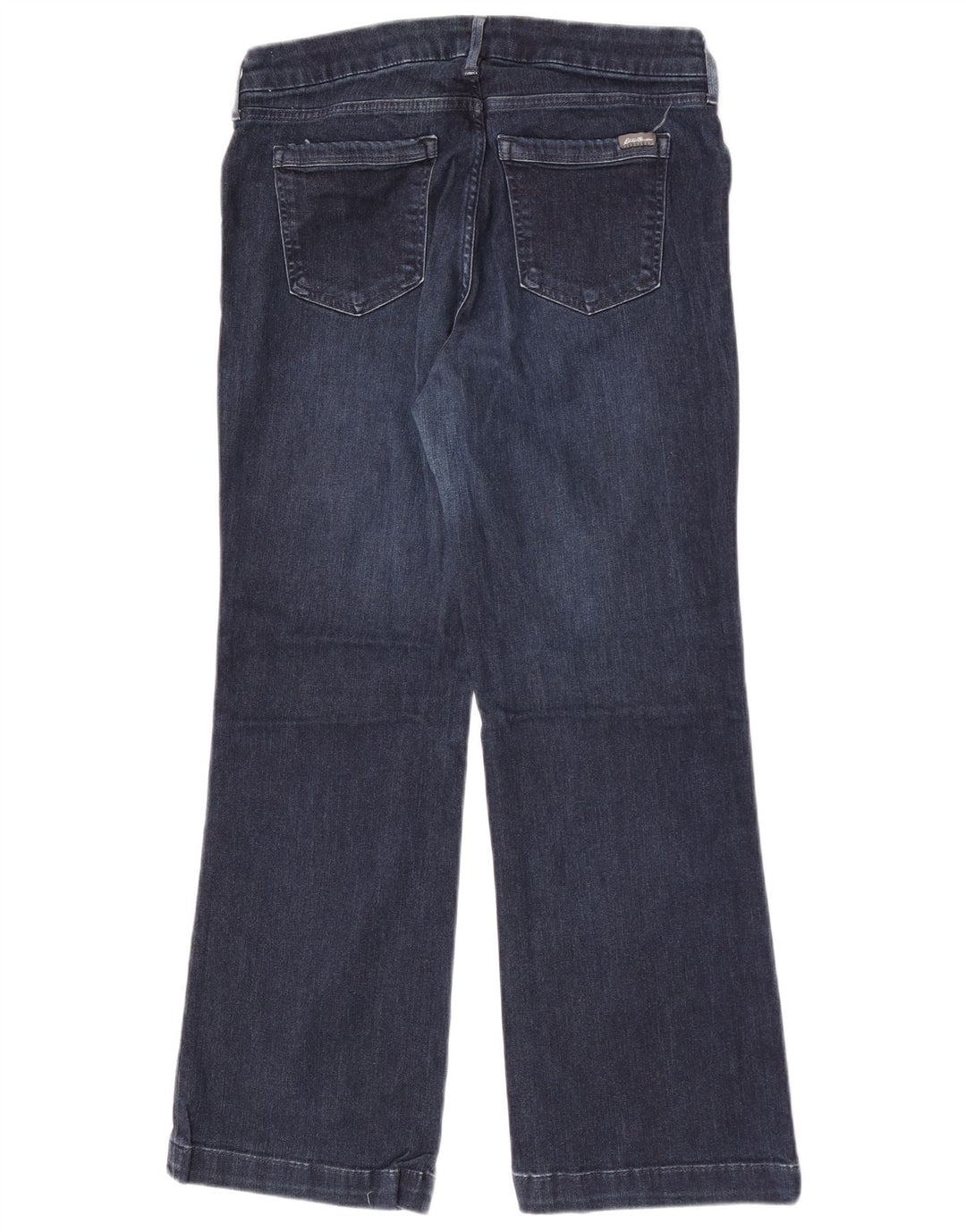 Eddie Bauer Jean Bootcut Curvy Femme W32 L28 Bleu Marine Coton