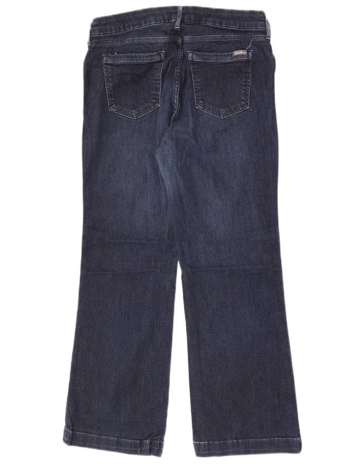 Eddie Bauer Jean Bootcut Curvy Femme W32 L28 Bleu Marine Coton